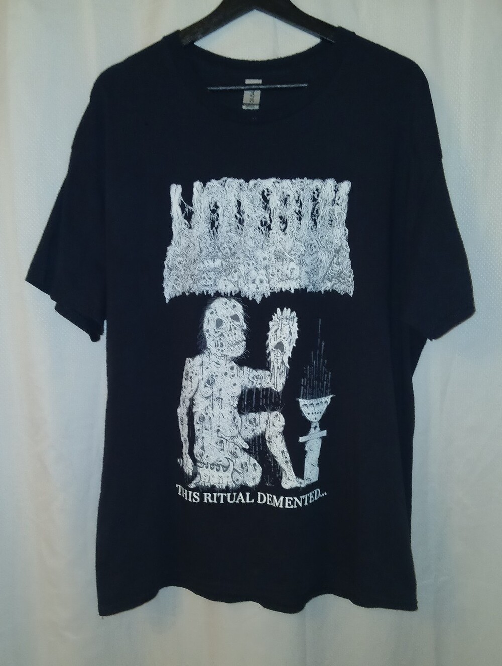 Black Undeath "Demented Ritual" Band T-Shirt, Size XL Unisex